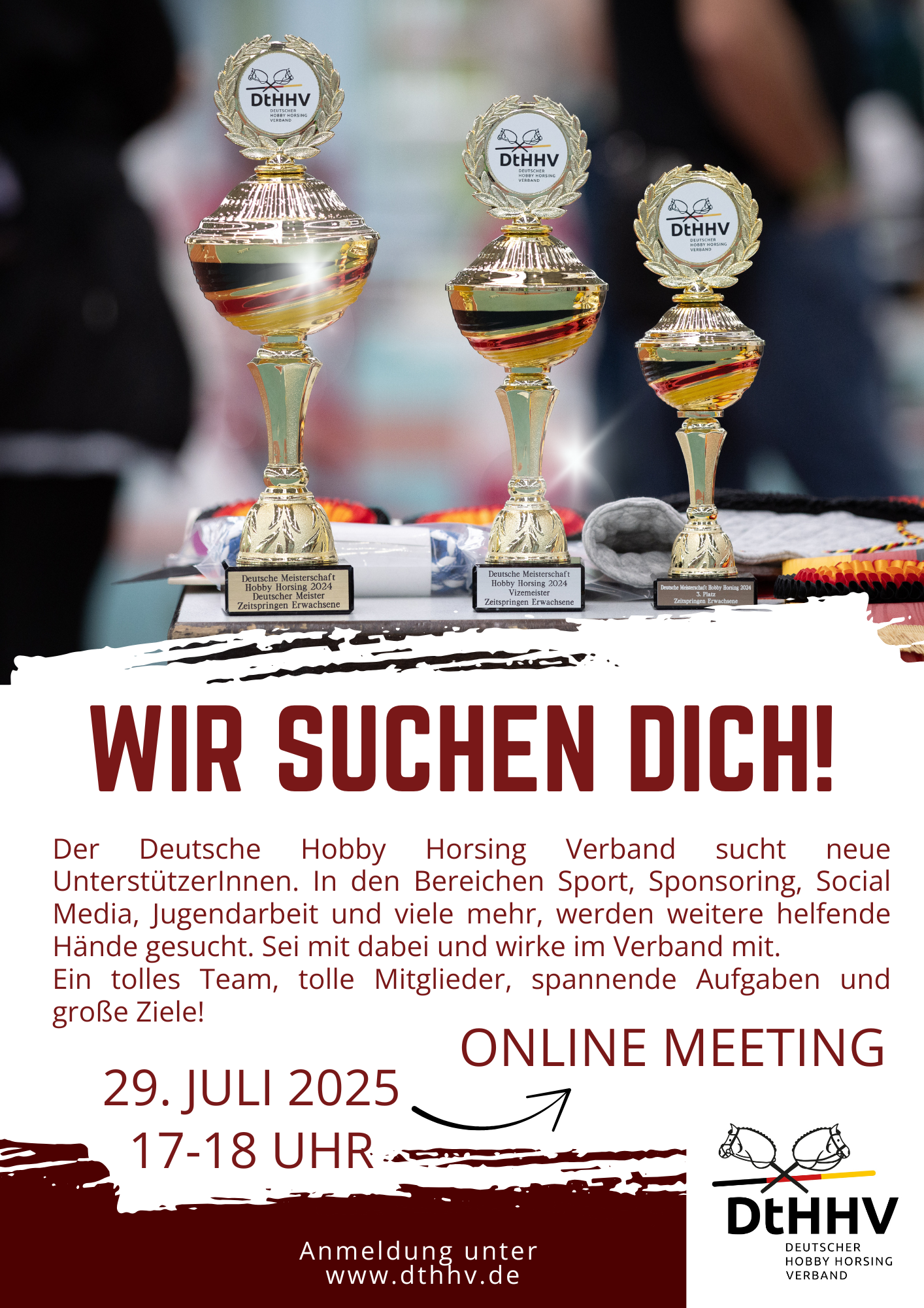 Werbeflyer - Helfer gesucht mit Informationen